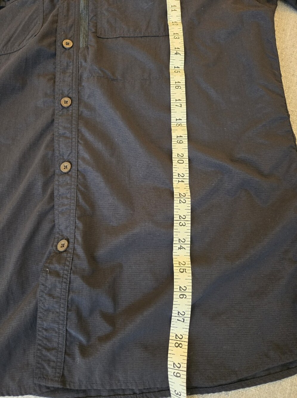 EDDIE BAUER I L Long Sleeve Fisherman's Shirt I navy blue - Picture 8 of 8